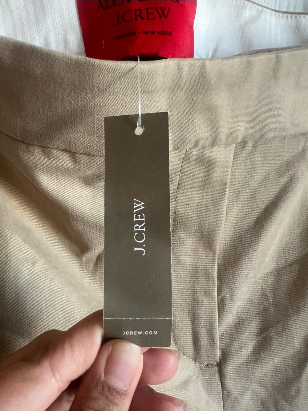Alex Eagle X J.Crew Stretch Chino Pant Toasted Sesame Size 24 NWT - Picture 11 of 12